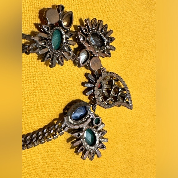 Rodrigo Otazu Rhinestone Necklace and Earring Set - Picture 3 of 9